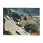 Cézanne, Paul - L’Estaque, Melting Snow (1870) - Arctic Fleece Blanket