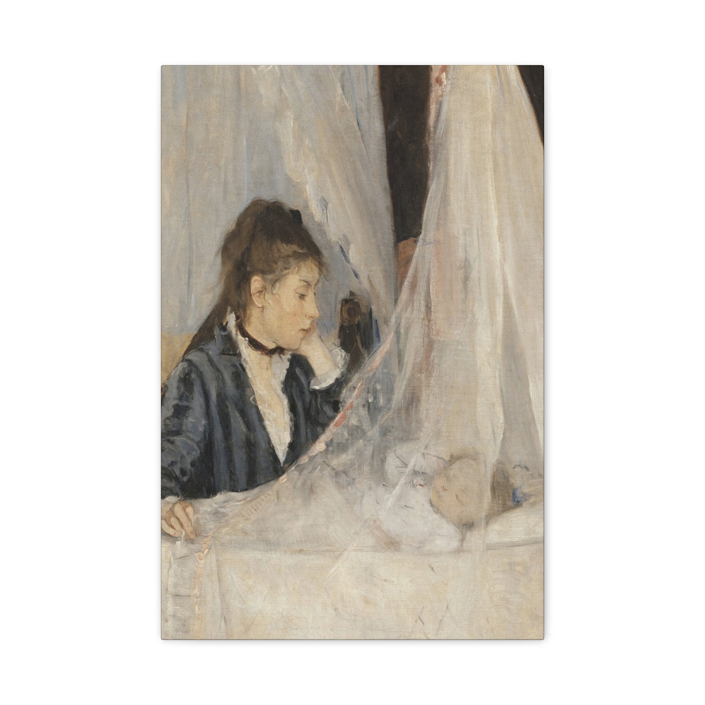 Morisot, Berthe - The Cradle (1872) - Canvas Block, unframed
