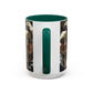 Courbet, Gustave - The Desperate Man (1843) - Colorful Accent Mugs