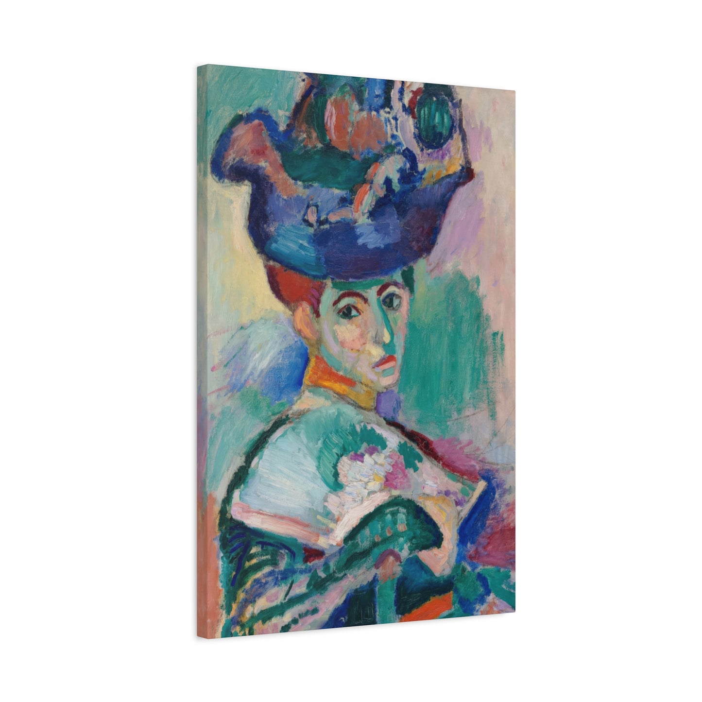 Matisse, Henri - Woman with a Hat (1905) - Canvas Block, unframed