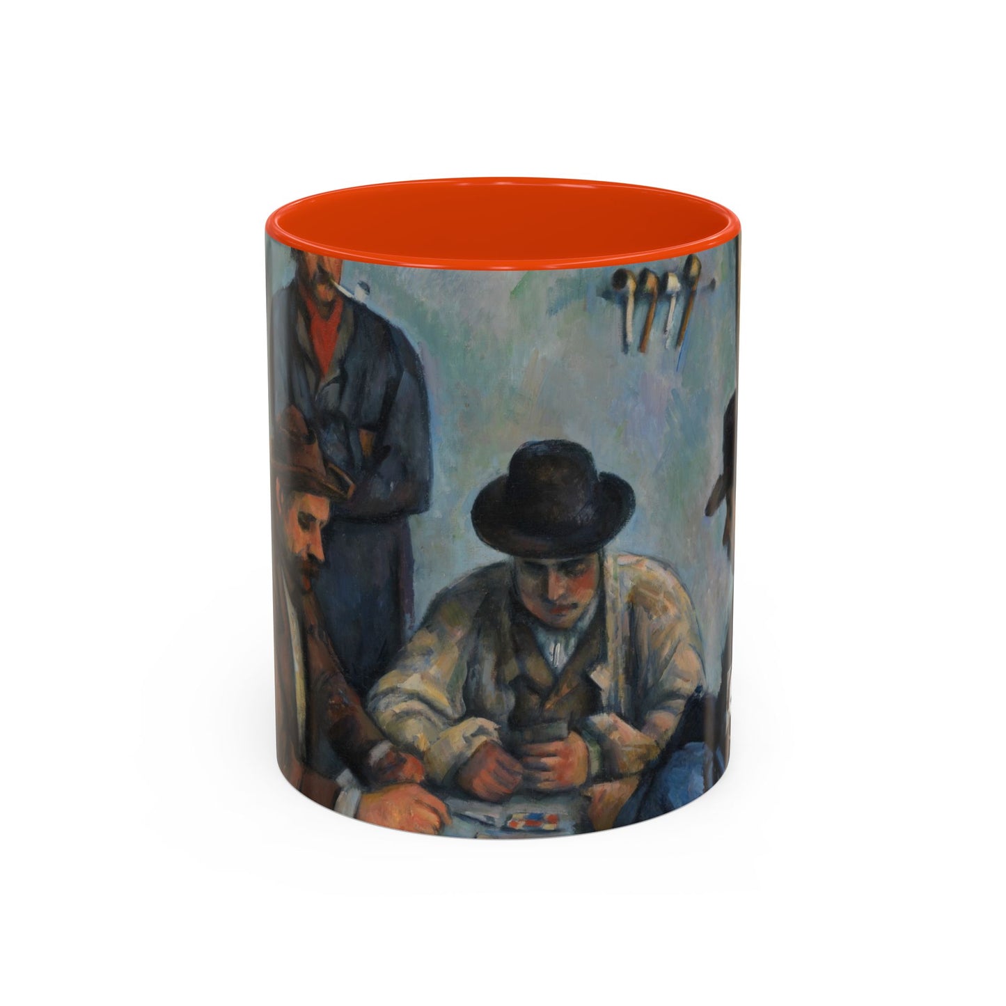 Cézanne, Paul - The Card Players (1892) - Colorful Accent Mugs