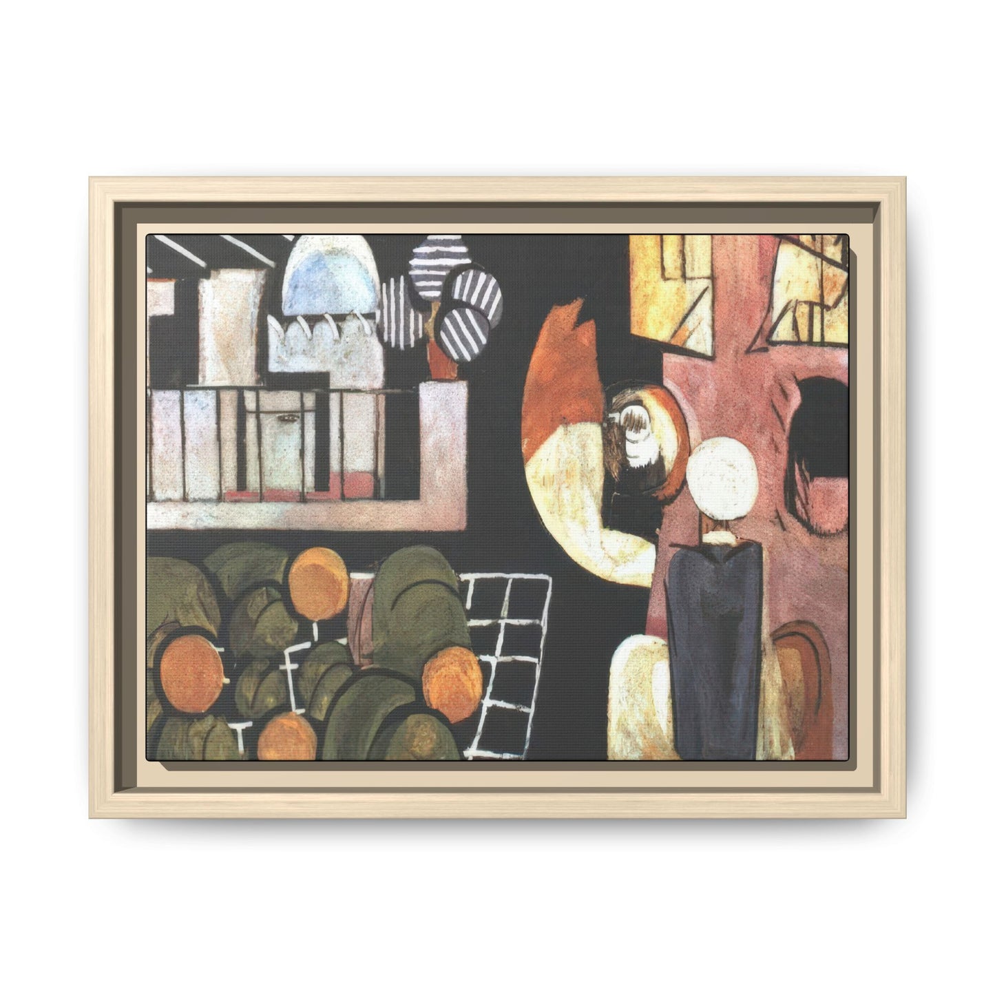Matisse, Henri - The Moroccans (1916) - Matte Canvas, Framed