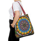 Pacio, Adam - Emerald Arrows Mandala - Tote Bag
