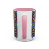 Emerald Arrows Mandala - Colorful Accent Mugs