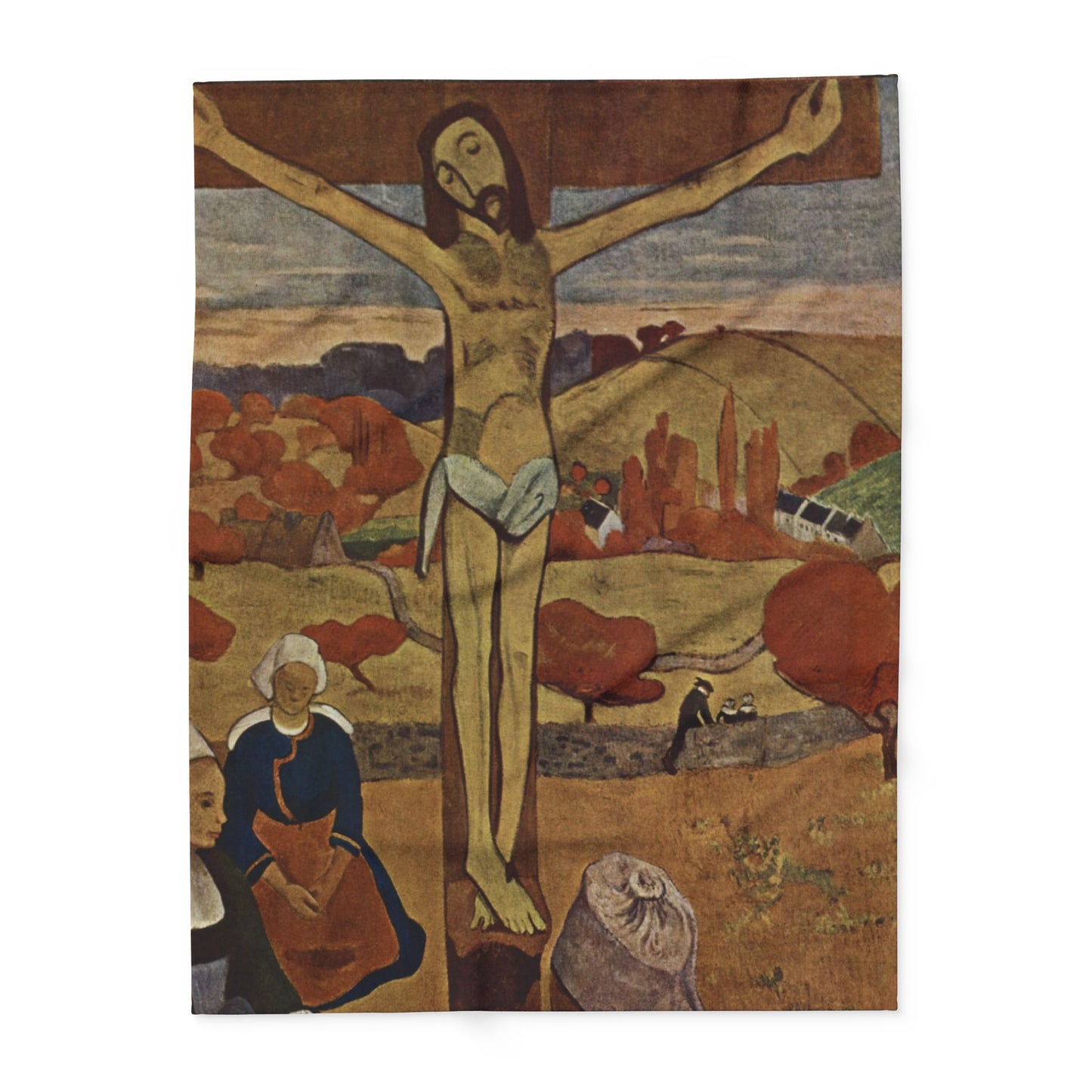 Gauguin, Paul - The Yellow Christ (1889) - Arctic Fleece Blanket