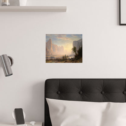 Bierstadt, Albert - Valley of the Yosemite (1868) - Satin Posters