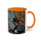Cézanne, Paul - The Card Players (1892) - Colorful Accent Mugs
