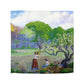Ranson, Paul - Picking Flowers (1890) - Microfiber Duvet Cover