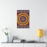 Solar Disc Mandala - Acrylic Block