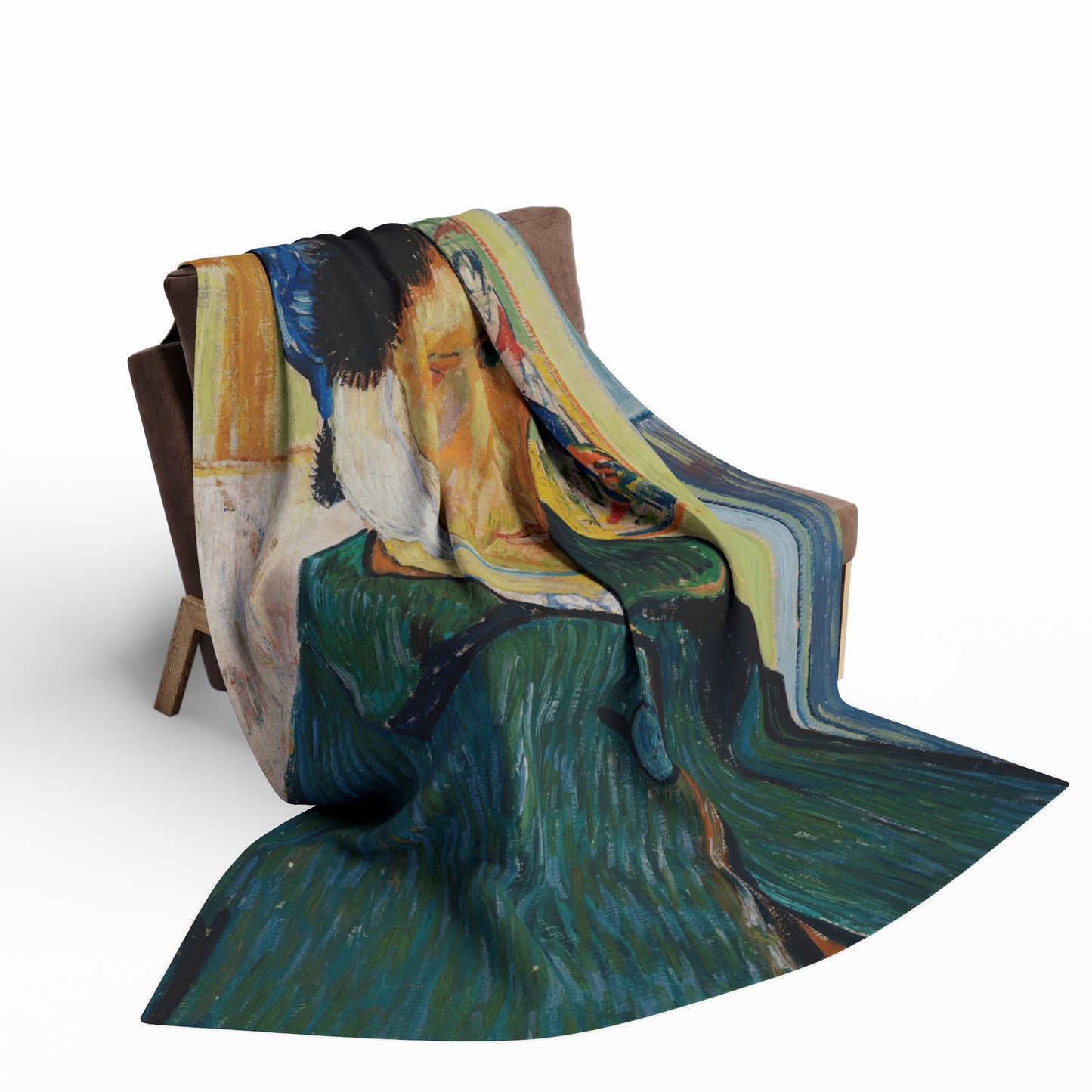 Van Gogh, Vincent - Self Portrait with Bandaged Ear (1889) - Arctic Fleece Blanket