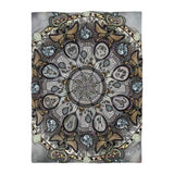Memento Mori Mandala - Microfiber Duvet Cover