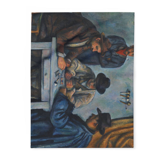 Cézanne, Paul - The Card Players (1892) - Arctic Fleece Blanket