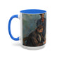 Cézanne, Paul - The Card Players (1892) - Colorful Accent Mugs
