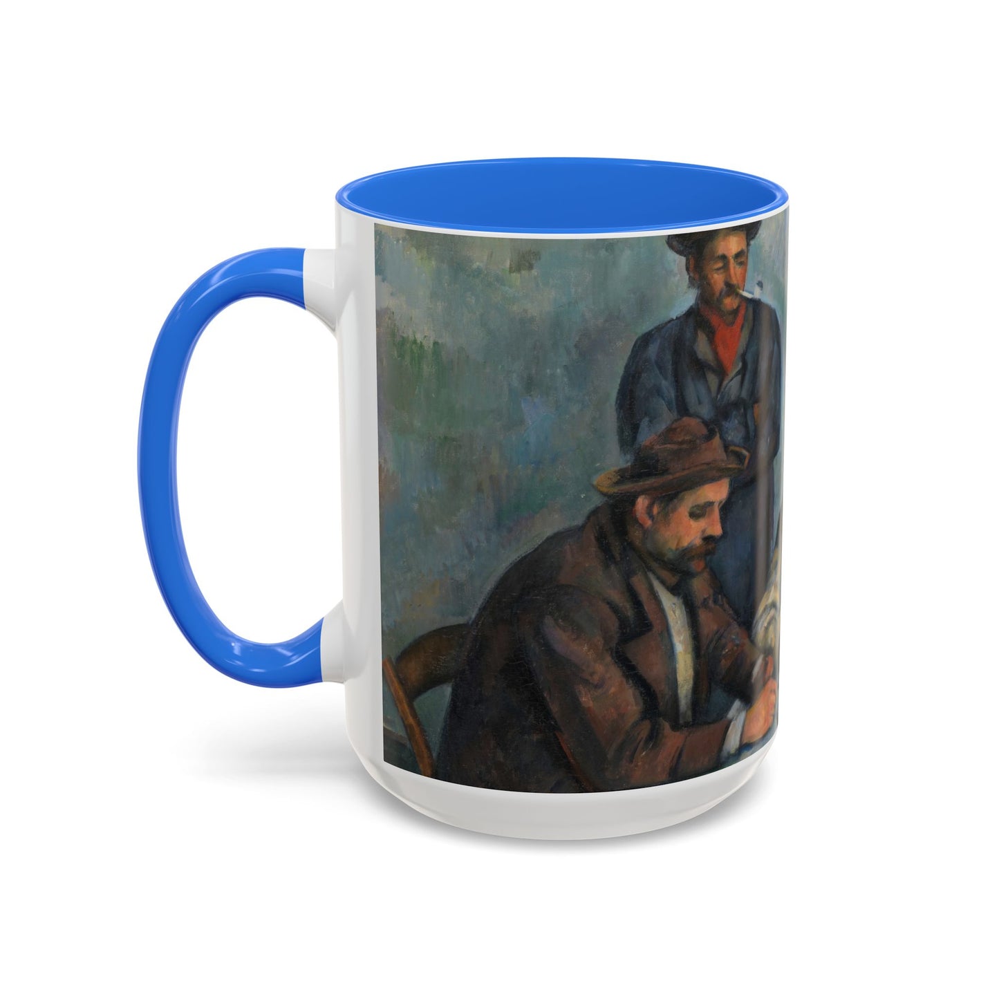 Cézanne, Paul - The Card Players (1892) - Colorful Accent Mugs