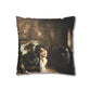 Courbet, Gustave - The Painter’s Studio (1855) - Suede Square Pillowcase