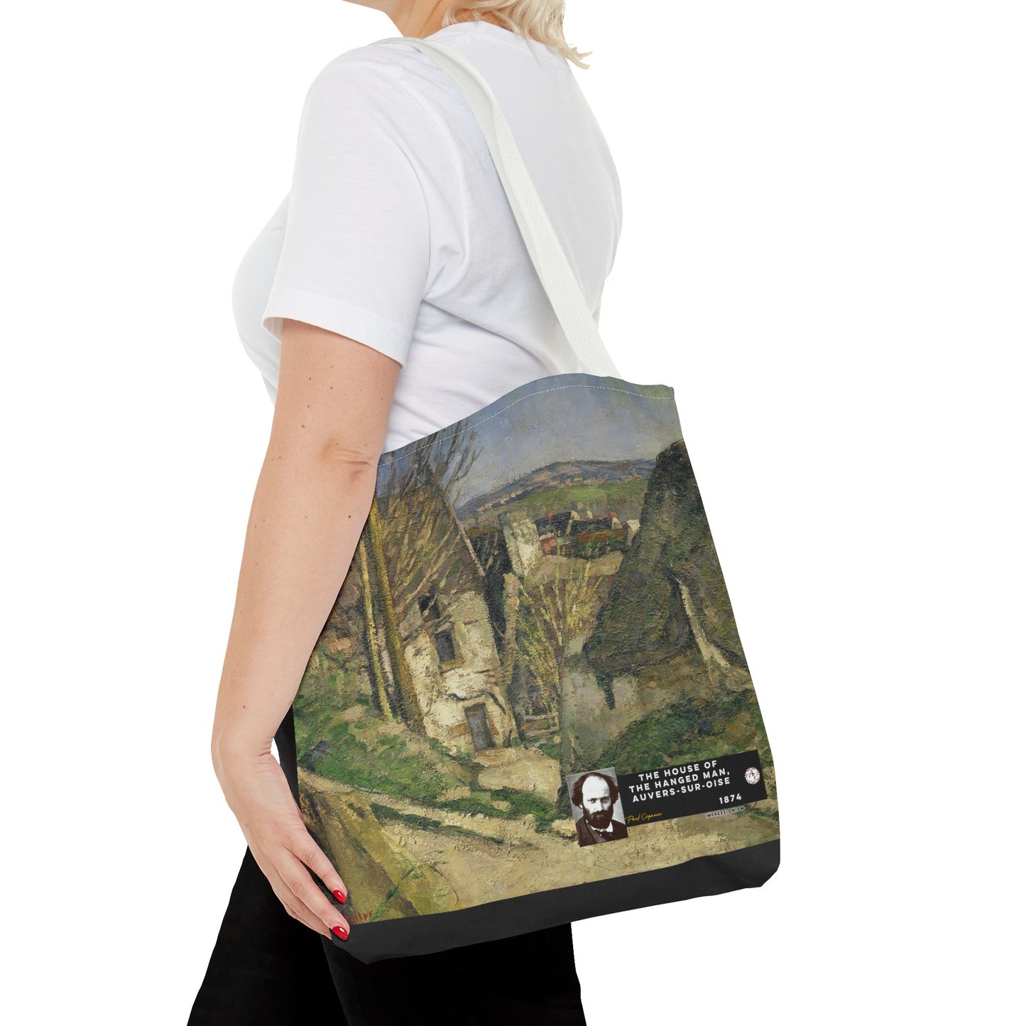 Cézanne, Paul - The House of the Hanged Man, Auvers-sur-Oise (1874) - Tote Bag