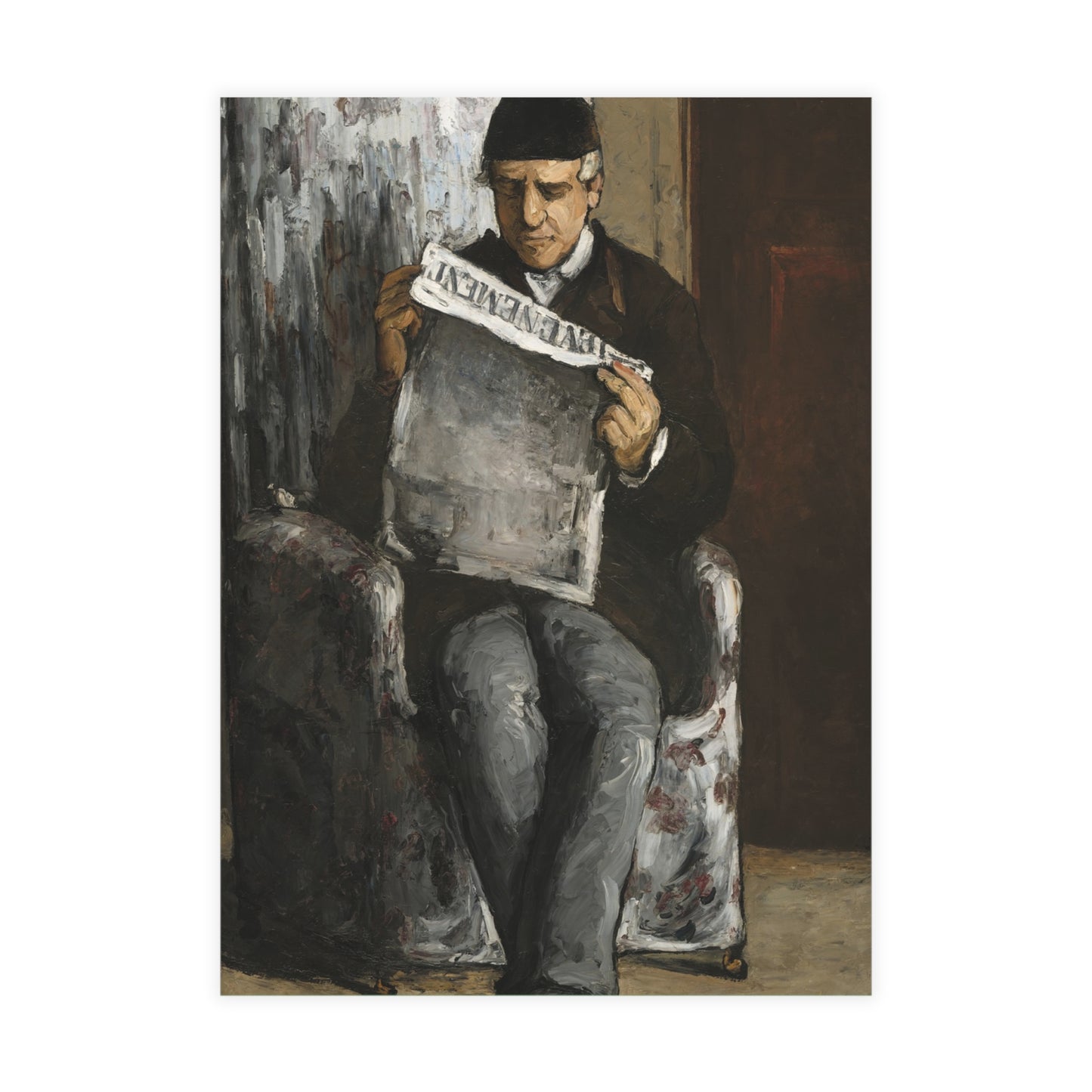 Cézanne, Paul - The Artist’s Father (1866) - Postcard Bundles with Envelopes Included