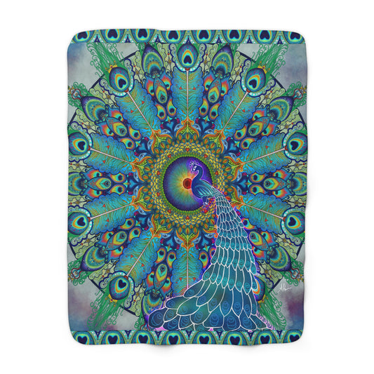 Pacio, Adam - Melek Taus Mandala - Sherpa Fleece Blanket