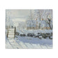 Monet, Claude - The Magpie (1868) - Canvas Block, unframed