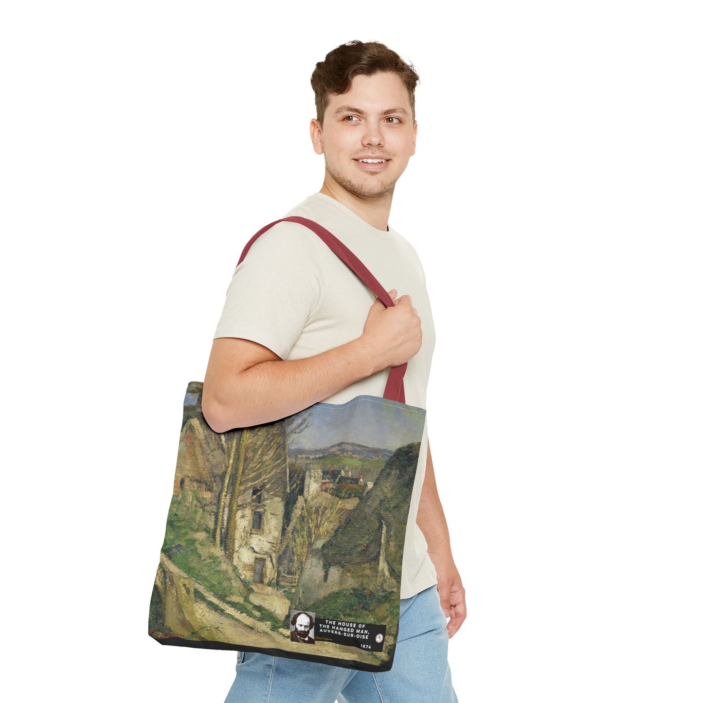 Cézanne, Paul - The House of the Hanged Man, Auvers-sur-Oise (1874) - Tote Bag
