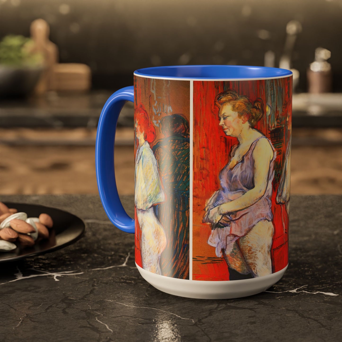 Toulouse-Lautrec, Henri - The Medical Inspection (1894) - Colorful Accent Mugs
