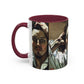 Courbet, Gustave - The Desperate Man (1843) - Colorful Accent Mugs