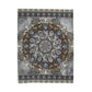 Memento Mori Mandala - Velveteen Plush Blanket