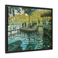 Monet, Claude - La Grenouillere (1869) - Matte Canvas, Framed