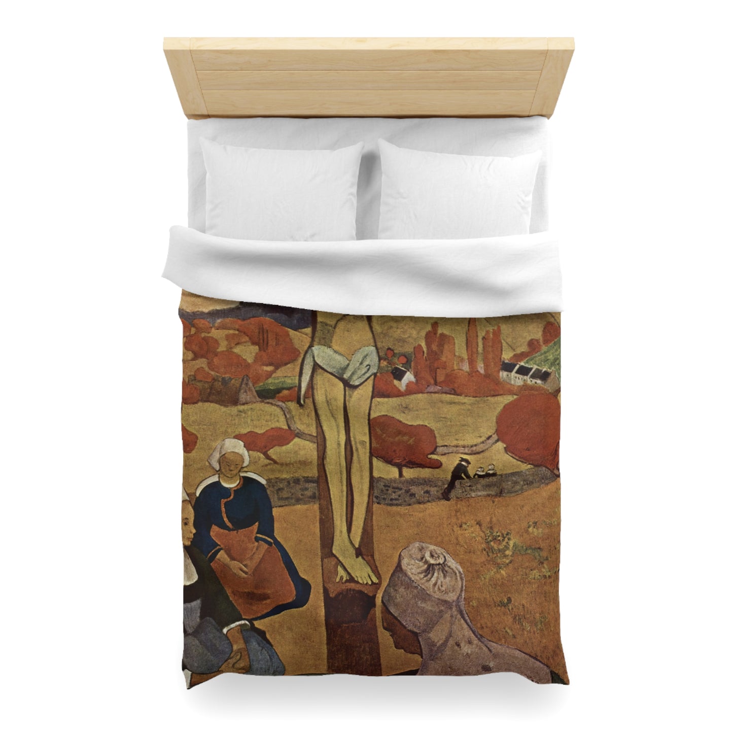 Gauguin, Paul - The Yellow Christ (1889) - Microfiber Duvet Cover