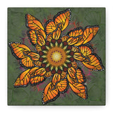 Monarch Butterfly Mandala A - Canvas