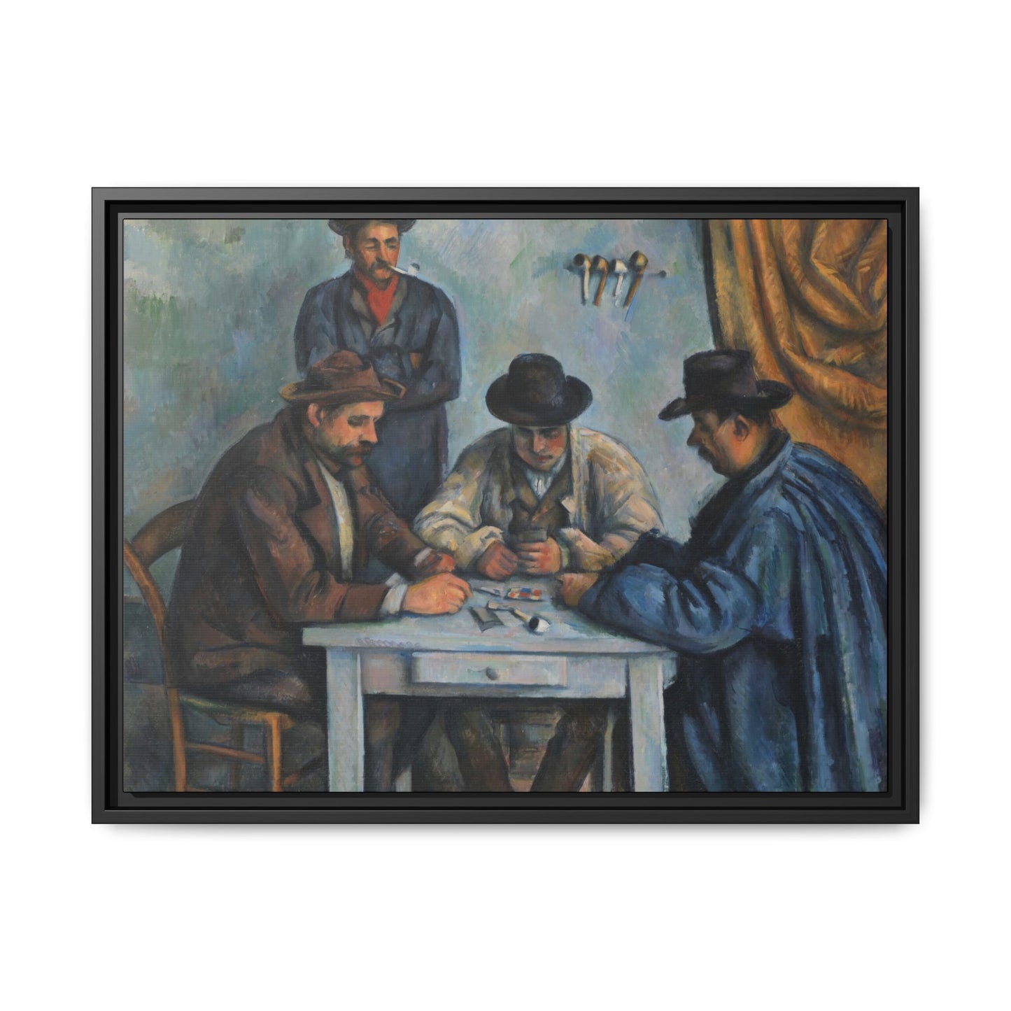 Cézanne, Paul - The Card Players (1892) - Matte Canvas, Framed