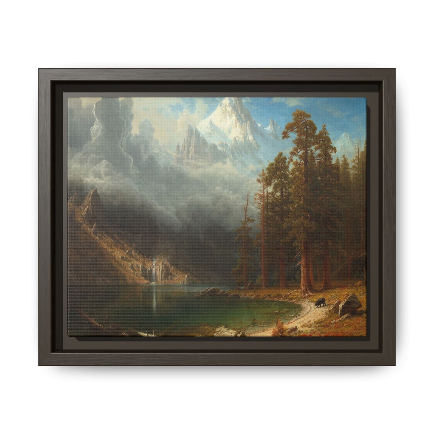 Bierstadt, Albert - Mount Corcoran (1877) - Matte Canvas, Framed
