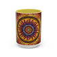 Pacio, Adam - Solar Disc Mandala - Colorful Accent Mugs