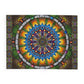 Emerald Arrows Mandala - Arctic Fleece Blanket