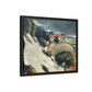 Cézanne, Paul - L’Estaque, Melting Snow (1870) - Matte Canvas, Framed
