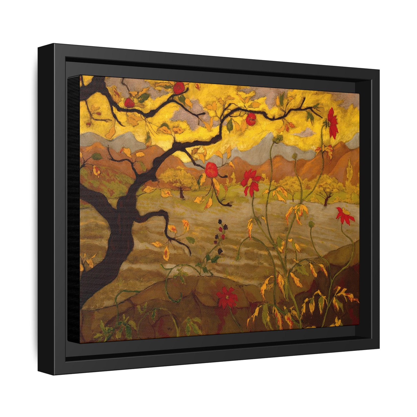 Ranson, Paul - Apple Tree with Red Fruit (1902) - Matte Canvas, Framed