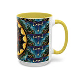 Obsidian Grandmothers Mandala - Colorful Accent Mugs