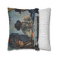 Cézanne, Paul - The Card Players (1892) - Faux Suede Square Pillowcase