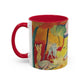 Matisse, Henri - The Joy of Life (1905) - Colorful Accent Mugs