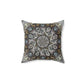 Pacio, Adam - Memento Mori Mandala - Suede Square Pillow