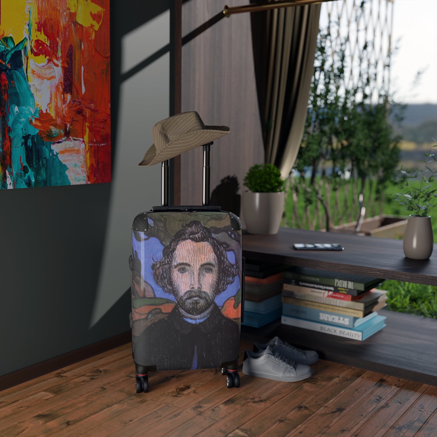 Filiger, Charles - Portrait of Emile Bernard (1893) - Suitcase