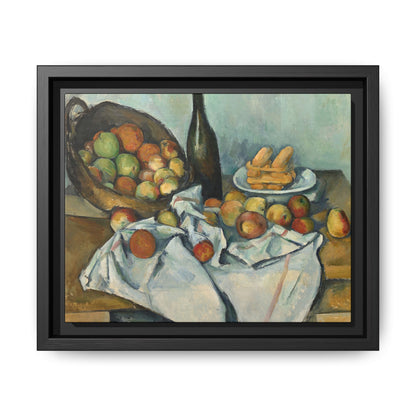 Cézanne, Paul - Basket of Apples (1893) - Matte Canvas, Framed