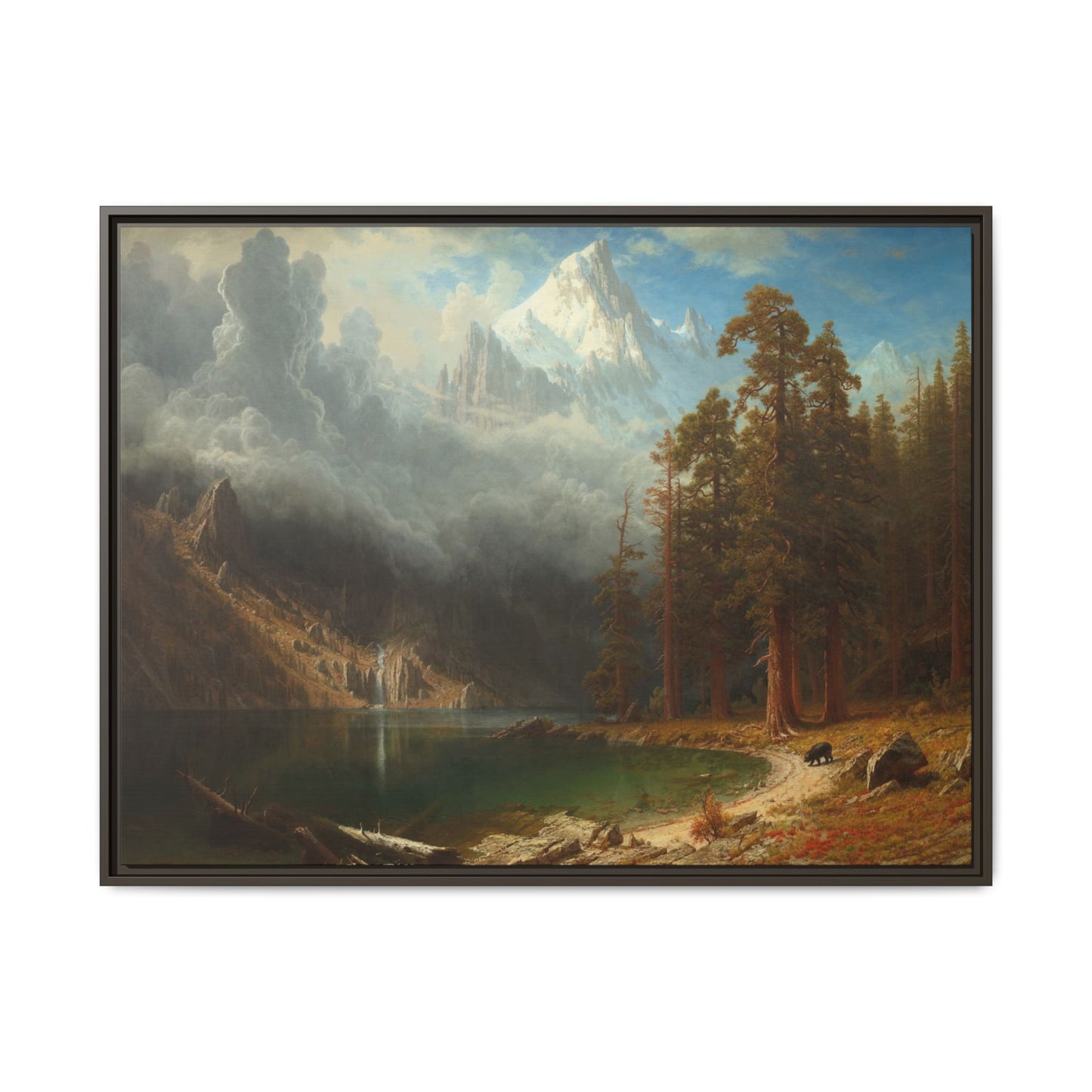 Bierstadt, Albert - Mount Corcoran (1877) - Matte Canvas, Framed