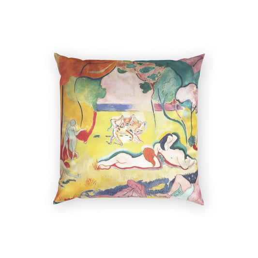 Matisse, Henri - The Joy of Life (1905) - Poly Velvet Pillow