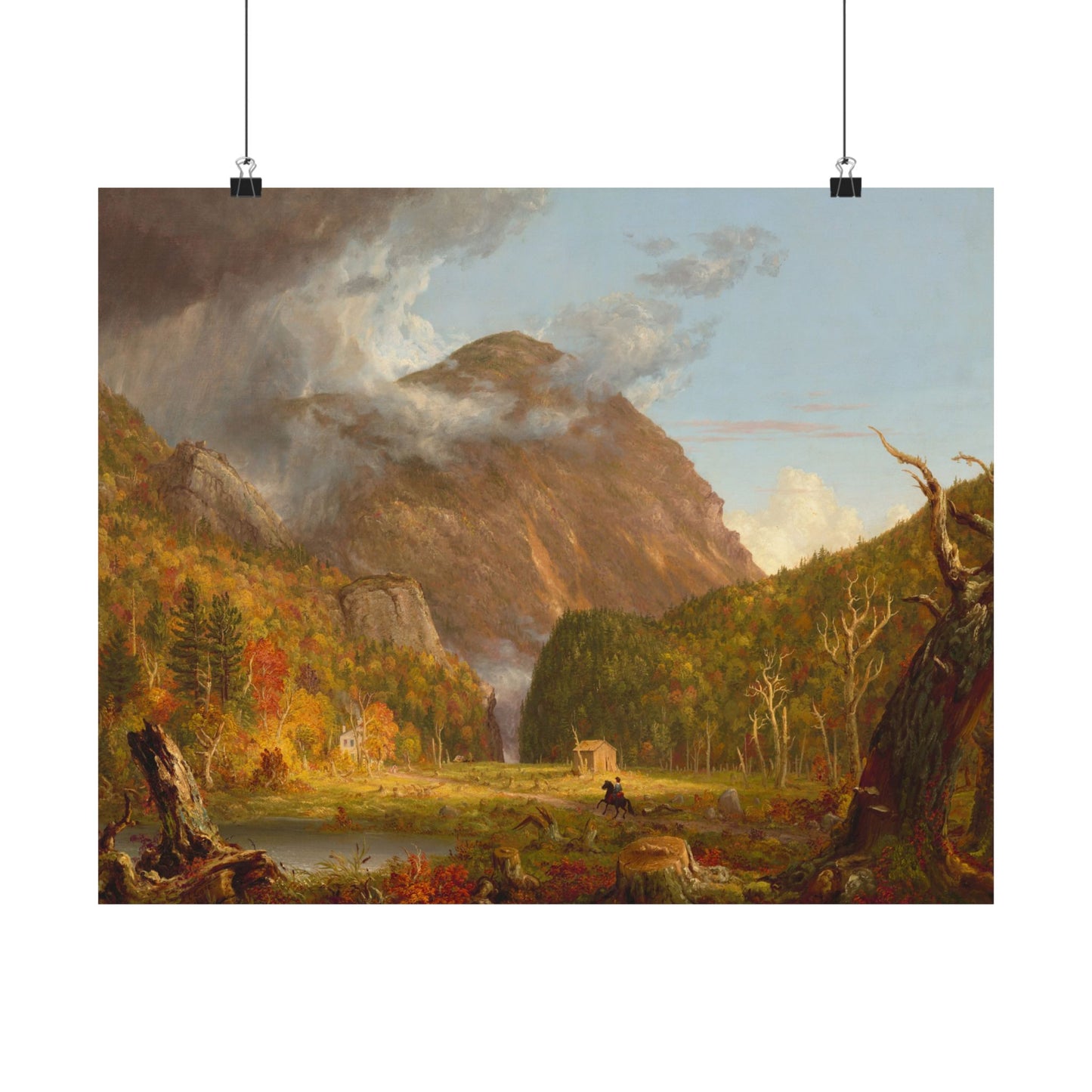 Cole. Thomas - The Notch of the White Mountains (1839) - Satin Posters