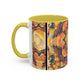 Filiger, Charles - Woman’s Head with Closed Eyes (1893) - Colorful Accent Mugs