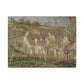 Pissarro, Camille - Red Roofs, Corner of a Village in Winter (1877) - Canvas Block, unframed