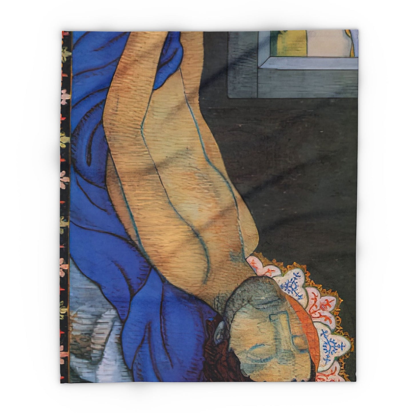 Filiger, Charles - The Recumbent Christ (1895) - Arctic Fleece Blanket