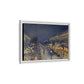 Pissarro, Camille - The Boulevard Montmartre At Night (1897) - Matte Canvas, Framed