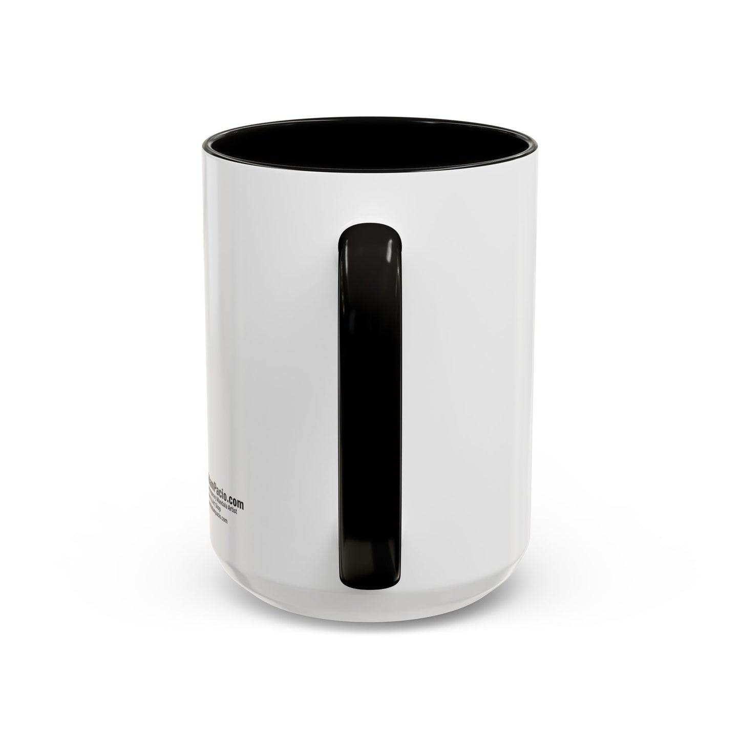 AdamPacio.com - Black Logo - Colorful Accent Mugs